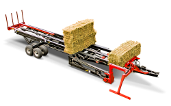 Тележка для перевозки тюков самозагрузочная 4480 XD FARM KING (ФАРМ КИНГ)