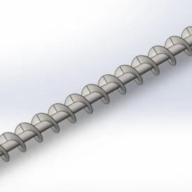 Шнек устройства выгрузного ПС 12.040